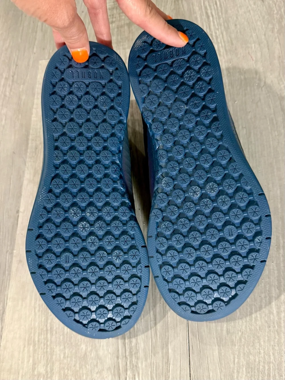 NOBULL Blue to Purple Iridescent Gradient Athletic Sneakers